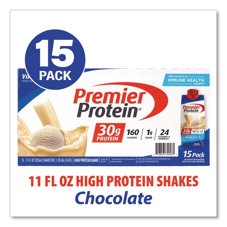 POST HOLDINGS Vanilla Shake, 11 oz Bottle, 15/Carton (GRR22002614)
