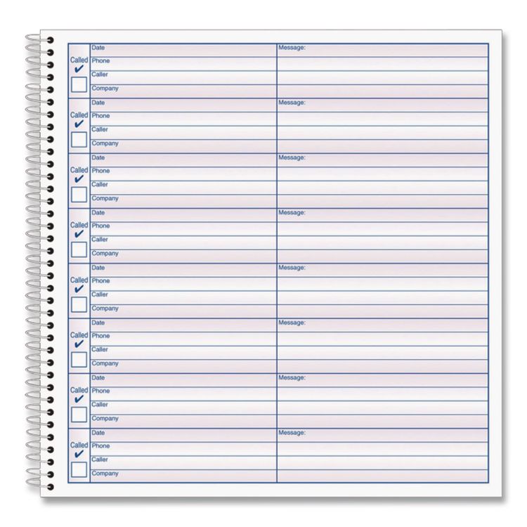 CARDINAL BRANDS . Voice Mail Log Books, One-Part (No Copies), 8.25 x 8.5, 8 Forms/Sheet, 480 Forms Total, 2/Pack (ABFS8714)