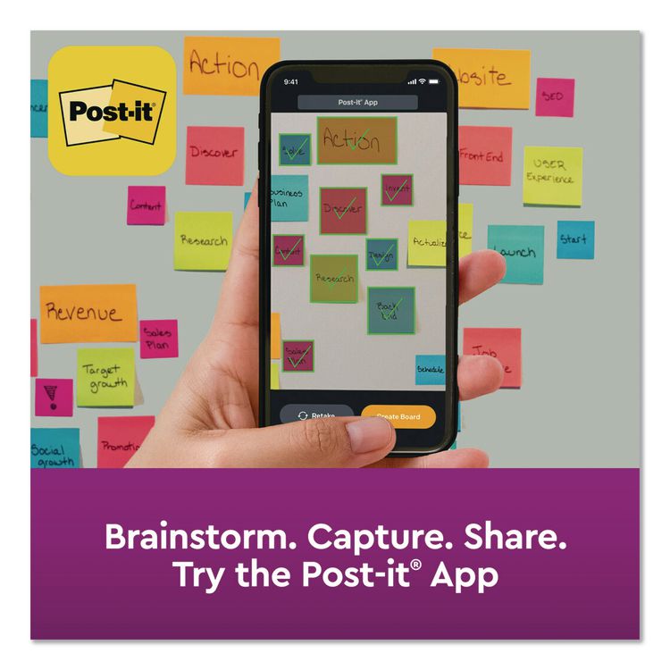 3M/COMMERCIAL TAPE DIV. Canary Yellow Pads Combo Pack, (6) Unruled 1.88 x 1.88, (3) Note Ruled 4 x 4, (3) Note Ruled 4 x 6, 90 Sheets/Pad, 12 Pads/PK (MMM2937240)