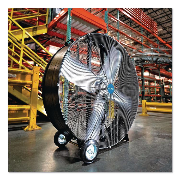 GLOBAL INDUSTRIAL 48" Portable Drum Blower Fan, 2 Speeds, Black (GBE600555)