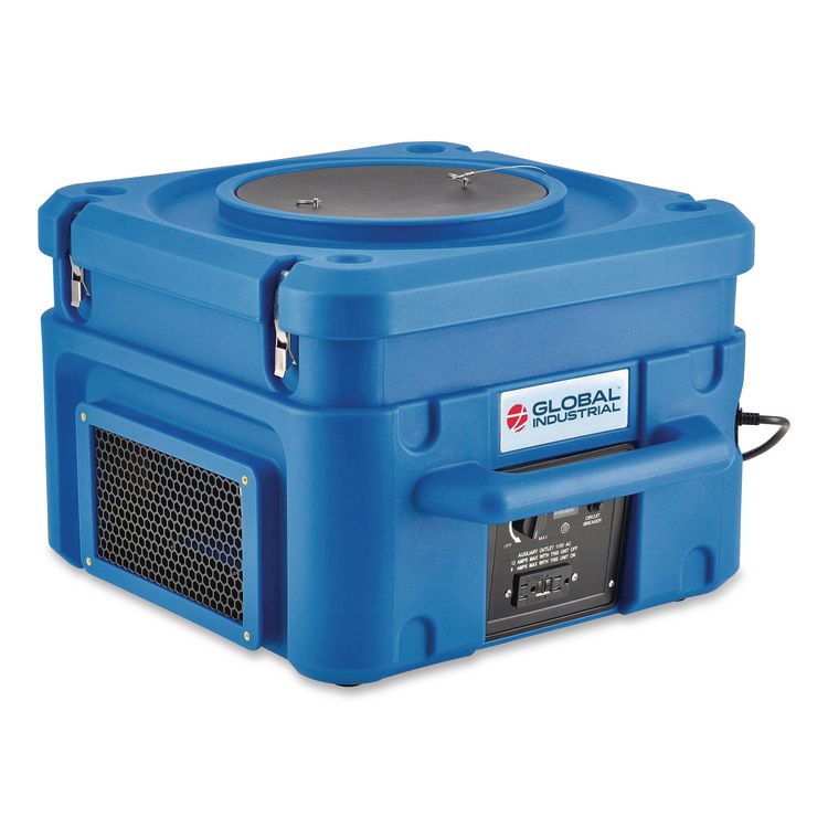 GLOBAL INDUSTRIAL Commercial Air Scrubber and Negative Air Machine with HEPA Filter, 3 Stage, 500 CFM, 115 V (GBE292938)