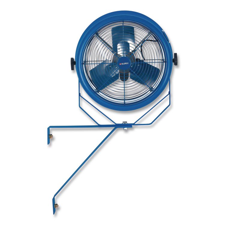 GLOBAL INDUSTRIAL High Velocity Fan, Wall and Column Mount, 22", 1 Speed, Blue (GBE293148)