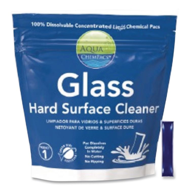 DIVERSEY Glass Hard Surface Cleaner, 20 ChemPacs/Pack, 12 Packs/Carton (DVO9320954)