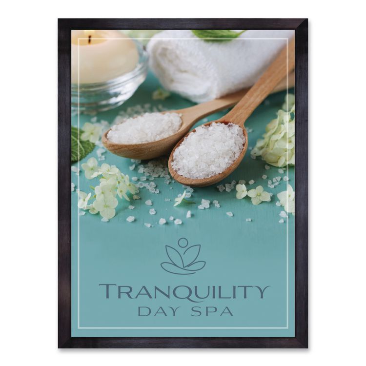 EXCELLO GLOBAL PRODUCTS Poster Frame, MDF, 24 x 36 Insert, Black, 6/Pack (EXOMPFRM2436CP)