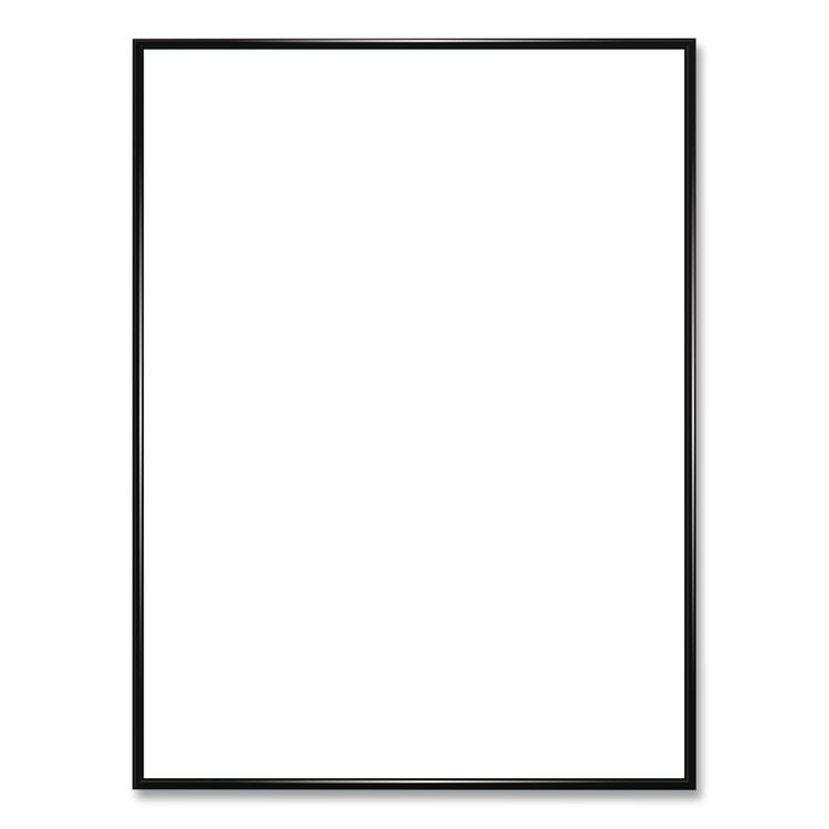 EXCELLO GLOBAL PRODUCTS Poster Frame, Plastic, 12 x 18 Insert, Black, 10/Pack (EXOPPFRM1218CP)
