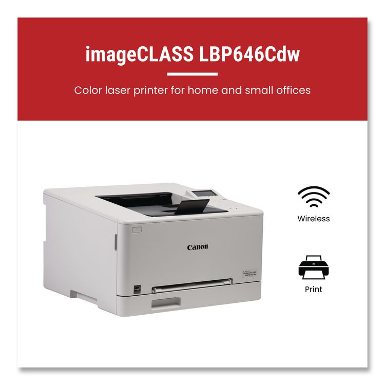 CANON COMPUTER SYSTEMS CCSI imageCLASS LBP646Cdw Wireless Laser Printer (CNM6929C008)