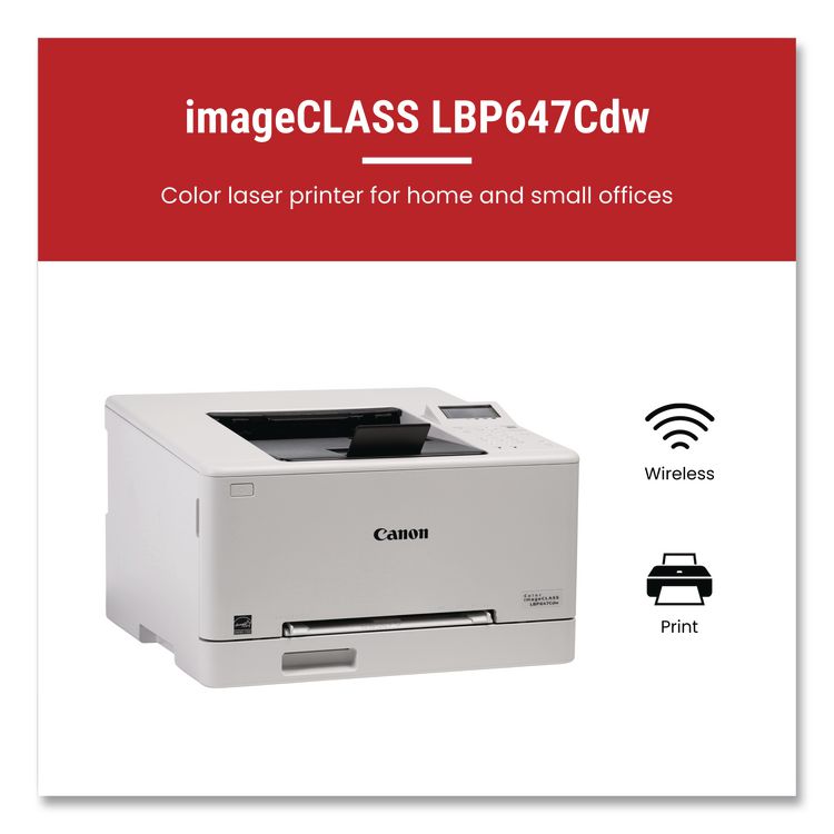 CANON COMPUTER SYSTEMS CCSI imageCLASS LBP647Cdw Wireless Laser Printer (CNM6929C002)