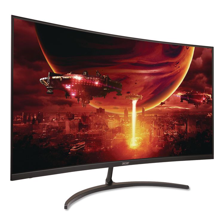 ACER AMERICA Nitro EDS320Q Curved FHD LCD Gaming Monitor, 31.5" Widescreen, VA Panel, 1920 Pixels x 1080 Pixels (ACOEDS320QS3BII)