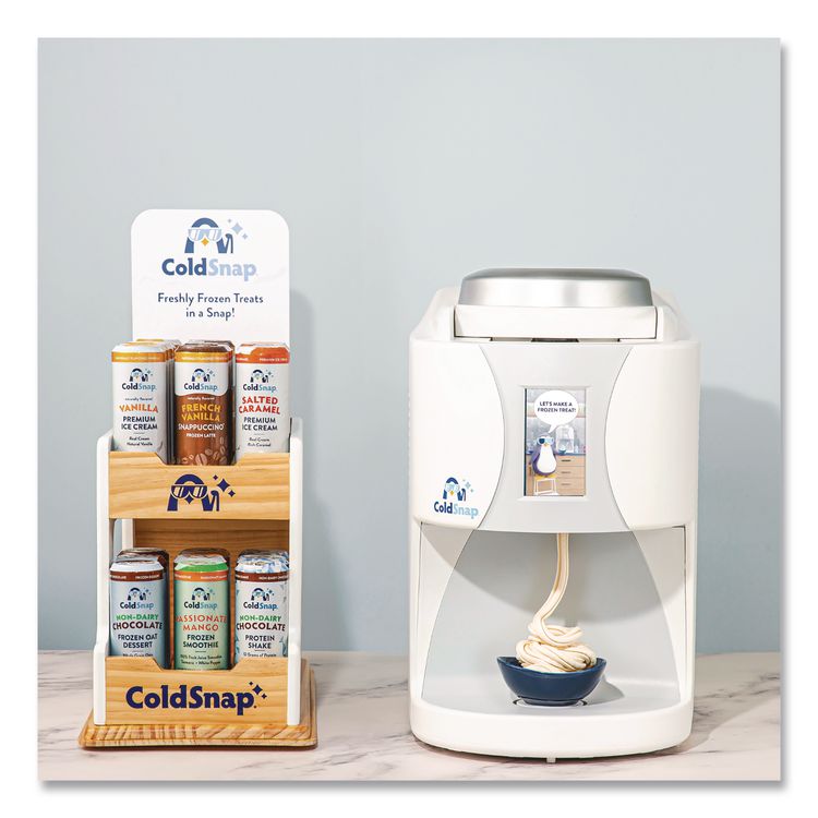 COLDSNAP Single-Serve Pods Frozen Treat Machine, White/Gray (CDSICM450000)