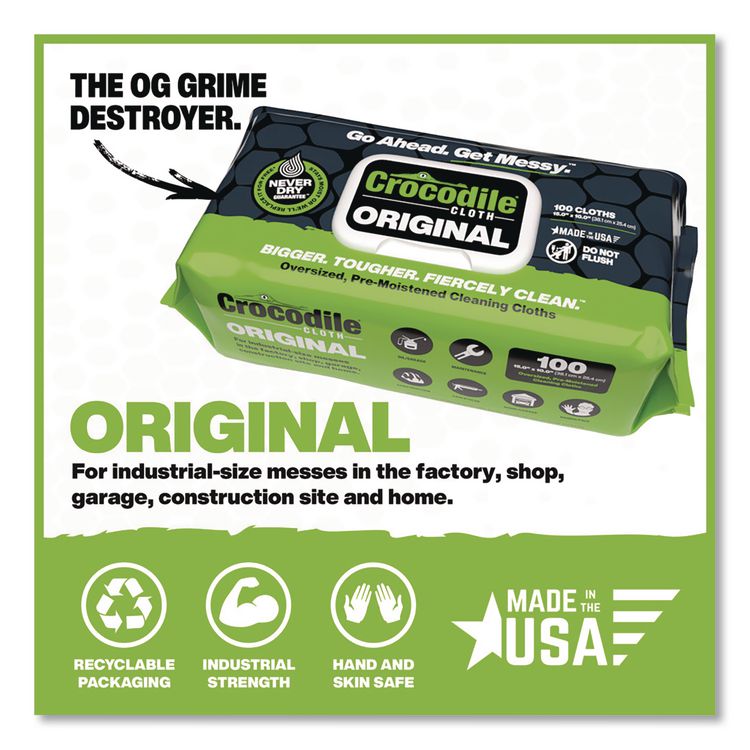 NUVIK USA . Original Cleaning Cloths, 10 x 15, White, 100/Pack (DIL5900100)