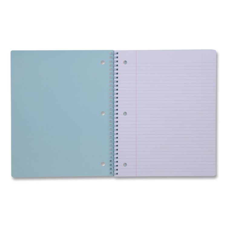 DESIGNWORKS INK Twin-Wire Notebook, Randomly Assorted Pastel Marble Cover Designs, 1-Subject, Medium/College Rule, (80) 10.5 x 8.5 Sheets (DWOTTWSA115ST)