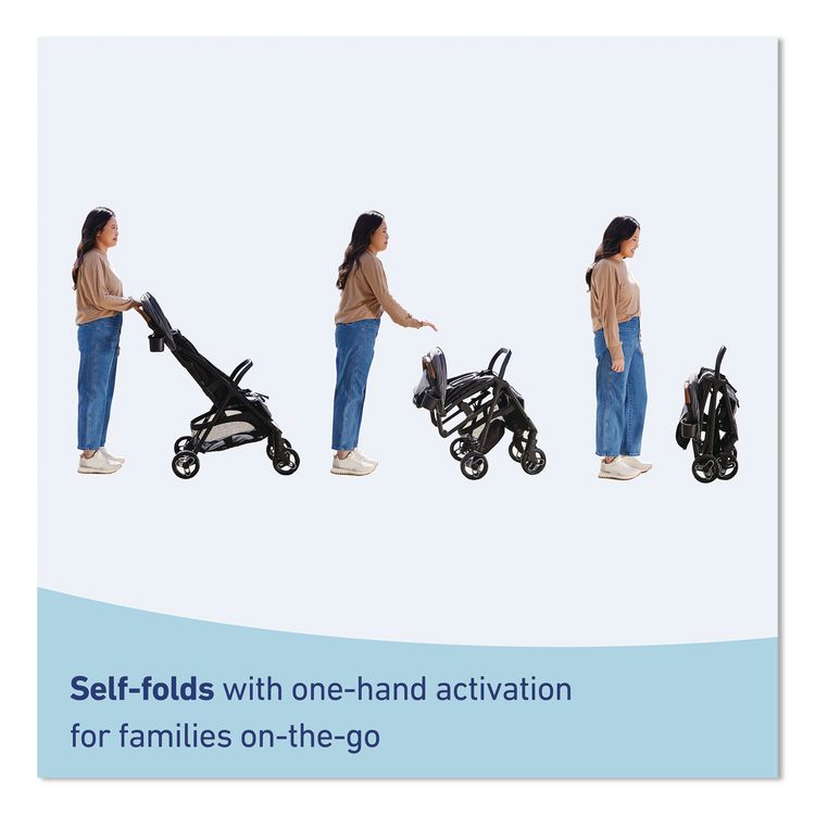 GRACO Ready2Jet Compact Stroller, Supports Up to 50 lbs, 20.5 x 27 x 43, Kingston (GCO2209064)