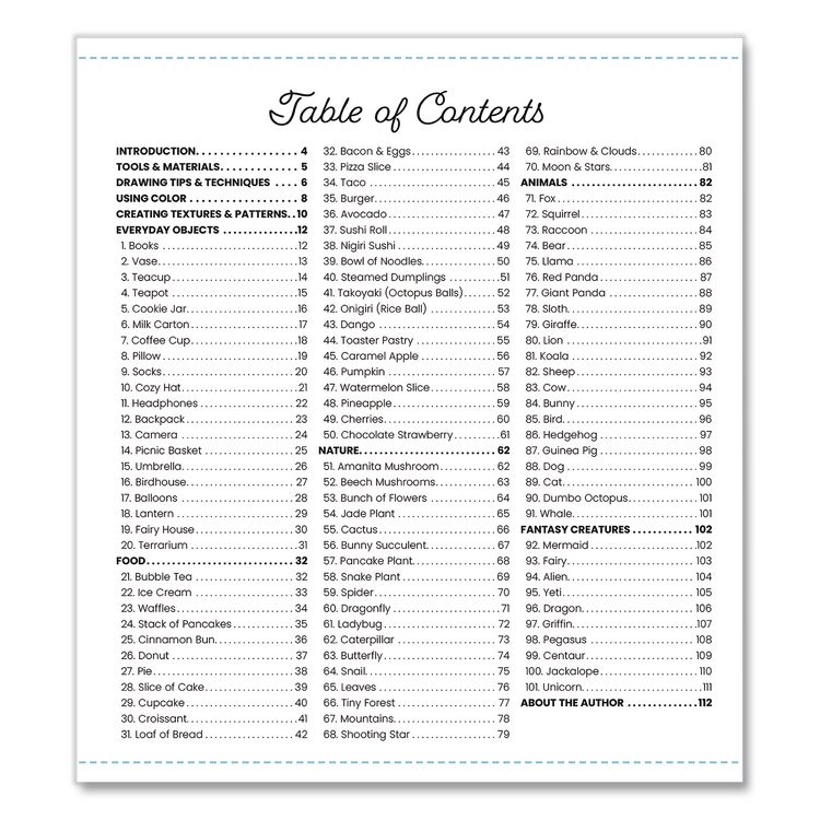 QUARTO PUBLISHING PLC 101 Super Cute Things to Draw Book, Written by Lauren Bergstrom, Paperback, All Ages, 112 Pages (HBG978076037501)