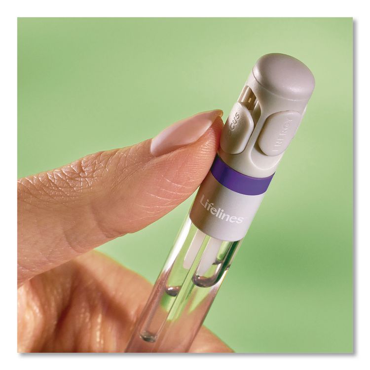 LIFELINES In Bloom Essential Oil Blends Pen Diffuser, White/Purple (LLN112501)