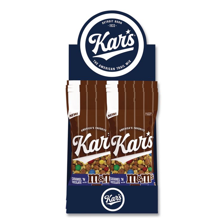 KAR'S NUTS Trail Mix, Caramel 'N Chocolate, 2 oz Packet, 12/Box (KAR08959)
