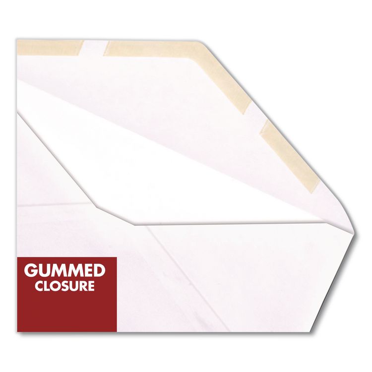 MEAD PRODUCTS #10 Business Envelopes, Monarch Flap, Gummed Closure, 4.13 x 9.5, White, 50/Pack (MEA75050)