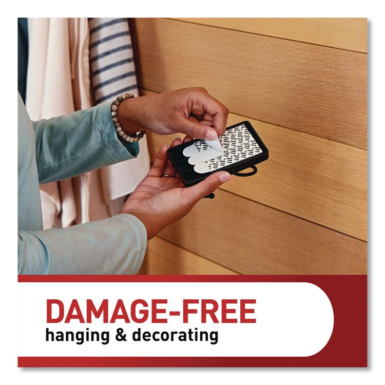 3M/COMMERCIAL TAPE DIV. Decorative X-Large Triple Hooks, Metal, Matte Black, Supports 10 lb, 2/Pack (MMM17038MB2ES)