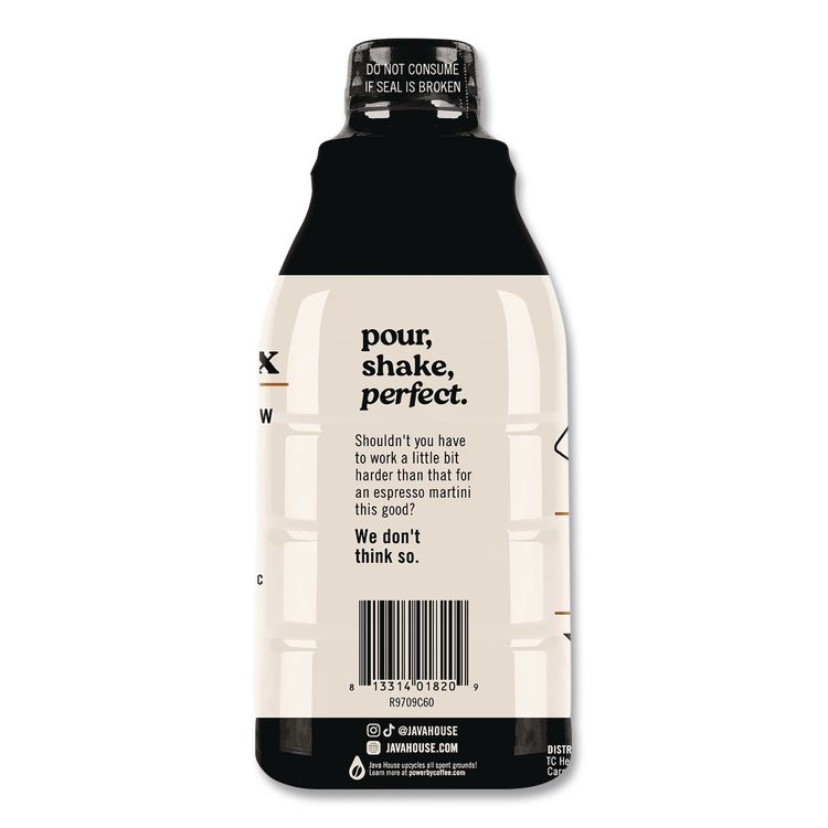 JAVA HOUSE Espresso Cocktail Mix Cold Brew Coffee, 32 oz (JVHHFP01820)