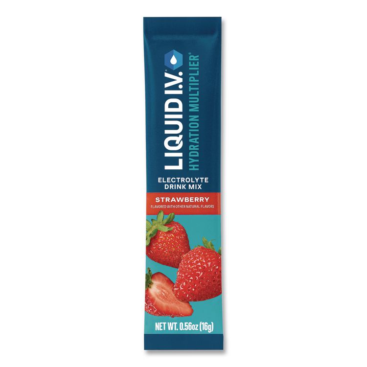 UNILEVER Hydration Multiplier, Strawberry, 0.56 oz Stick, 15/Pack (LQVEHC47495)