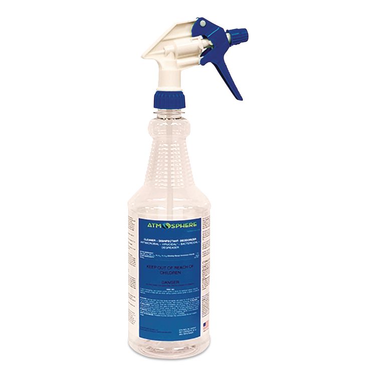 ATMOSPHERE Empty Spray Bottle, 32 oz, Clear, 12/Carton (BIGB3PATMSB12)