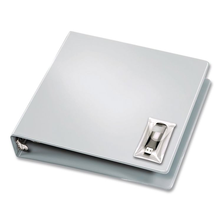 CARDINAL BRANDS . HOLD IT USB Pockets, 2 x 3.4, Clear, 6/Pack (CRD21140PK)