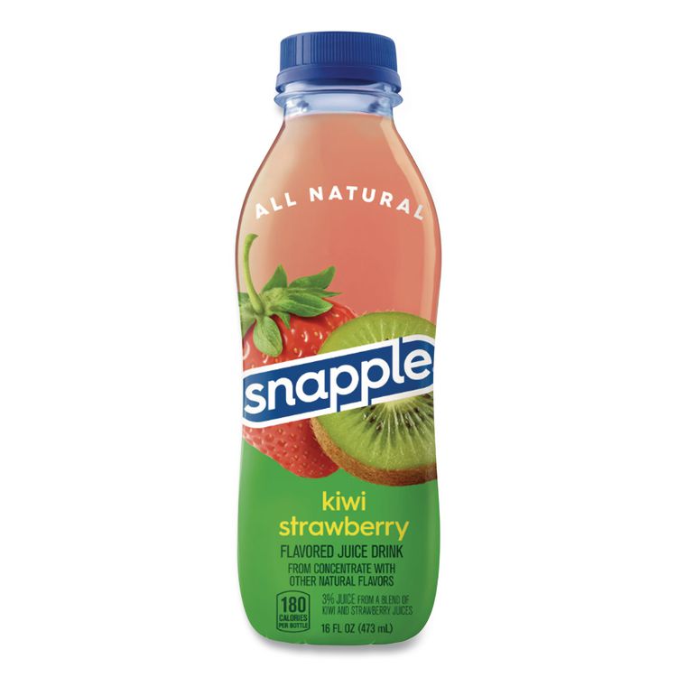 DR PEPPER SNAPPLE GROUP, . Flavored Juice Drink, Strawberry Kiwi, 16 oz Bottle, 24/Carton (DPPCAD00776)