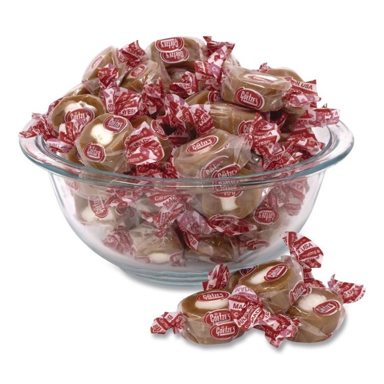 GOETZE'S CANDY COMPANY Caramel Creams Candy, 40 oz Resealable Bag (GOC40821)