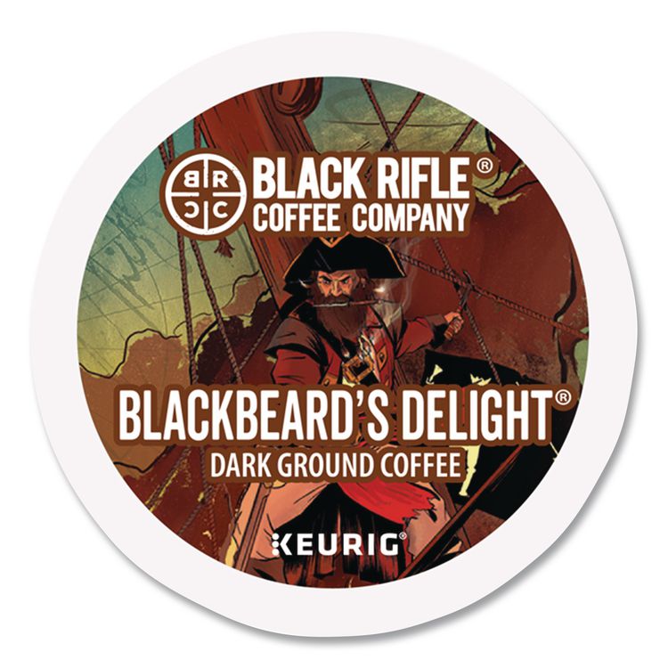 KEURIG DR PEPPER Blackbeard's Delight Coffee K-Cups, 22/Box, 4 Boxes/Carton (GMT0430CT)