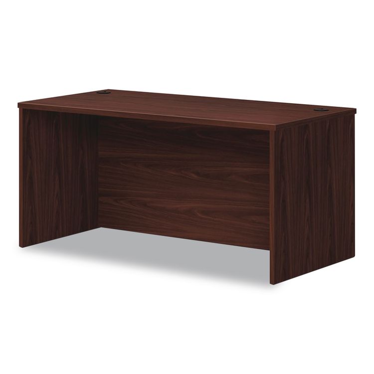 HON COMPANY Foundation Desk Shell, 60w x 30d x 29h, Mahogany (HONLM6030N)