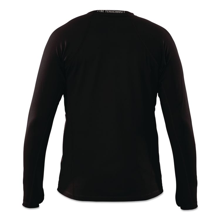 ERGODYNE CORPORATION N-Ferno 6435 Midweight Long Sleeve Base Layer Shirt, Small, Black (EGO40202)