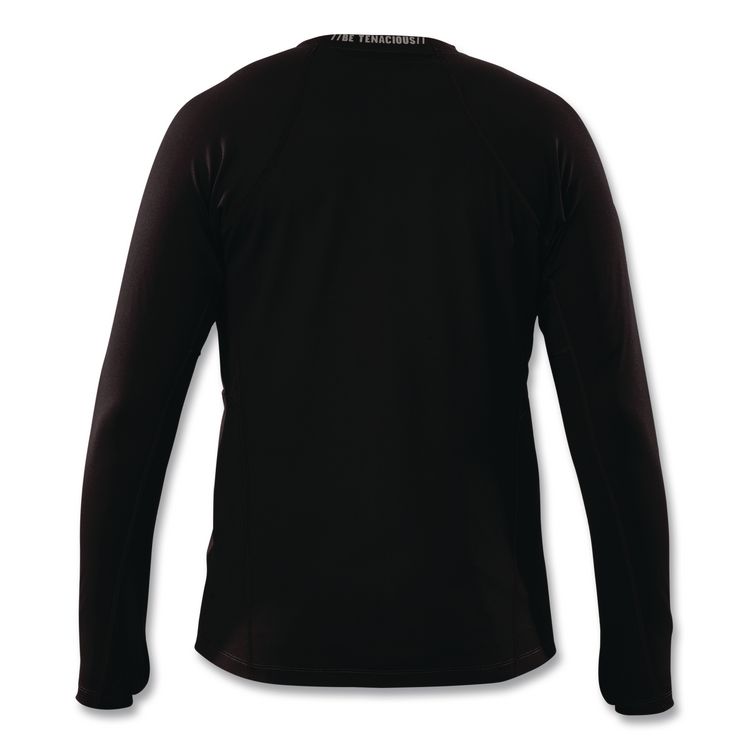 ERGODYNE CORPORATION N-Ferno 6435 Midweight Long Sleeve Base Layer Shirt, 4X-Large, Black (EGO40208)