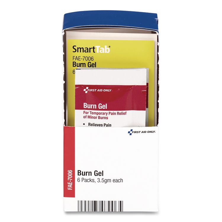 FIRST AID ONLY, . SmartCompliance Refill Burn Gel, 3.5 g Packet, 6/Box (FAOFAE7006)