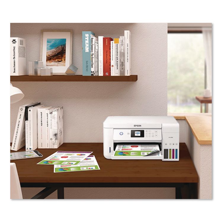 EPSON AMERICA, . EcoTank ET-2760 All-in-One Cartridge-Free Supertank Printer, Copy/Print/Scan (EPSC11CG22205)