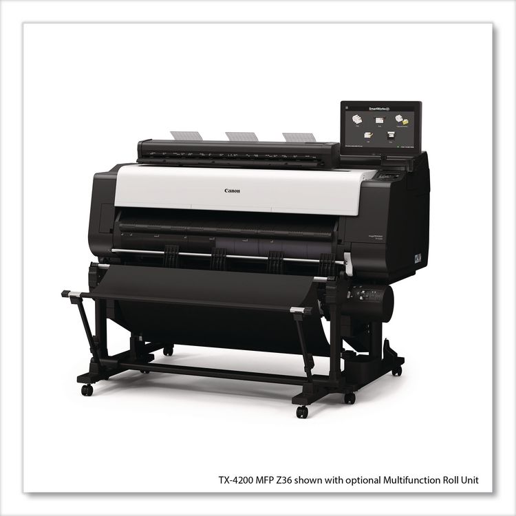 CANON COMPUTER SYSTEMS CCSI imagePROGRAF TX-4200 MFP Z36 36" Wireless Wide Format Inkjet Printer with Stacker (CNM6855C012)