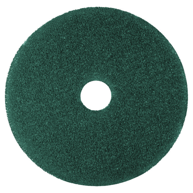 3M/COMMERCIAL TAPE DIV. Low-Speed High Productivity 5300 Floor Pads, 17" Diameter, Blue, 5/Carton (MMM08410)