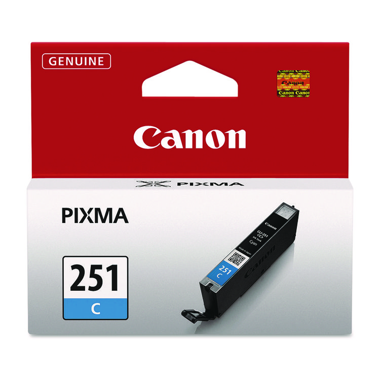CANON USA, . 6514B001 (CLI-251) ChromaLife100+ Ink, 304 Page-Yield, Cyan (CNM6514B001)
