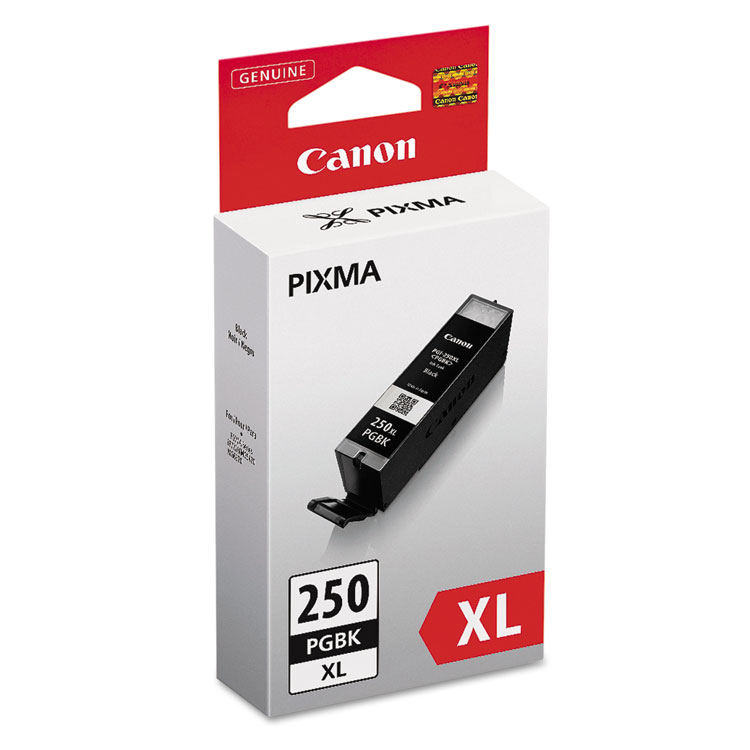 CANON USA, . 6432B001 (PGI-250XL) ChromaLife100+ High-Yield Ink, 500 Page-Yield, Black (CNM6432B001)