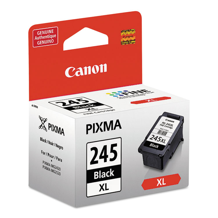 CANON USA, . 8278B001 (PG-245XL) ChromaLife100+ High-Yield Ink, 300 Page-Yield, Black (CNM8278B001)