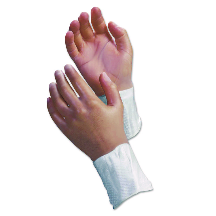 KIMBERLY CLARK G5 Co-Polymer Gloves, Polymer-Coated PVC, AQL 2.5, Small, 12" Long, Clear, 1,000/Carton (ANS61001)