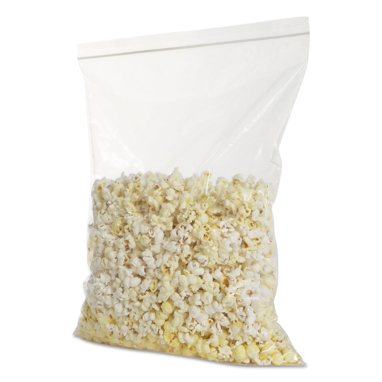 ITW DYMON Zippit Resealable Bags, 4 mil, 10" x 13", Clear, 500/Carton (MGPMGZ4P1013)