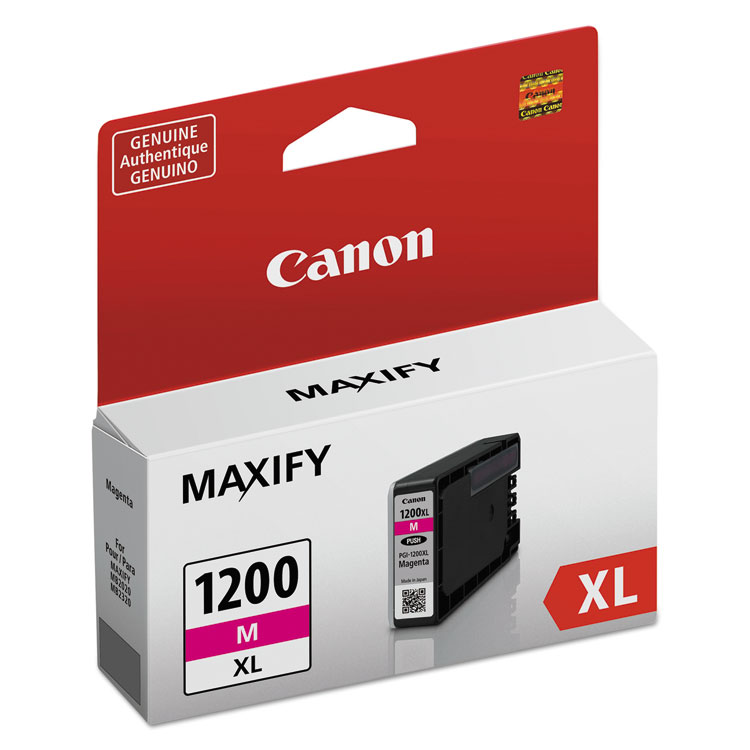 CANON USA, . 9197B001 (PGI-1200XL) High-Yield Ink, 780 Page-Yield, Magenta (CNM9197B001)
