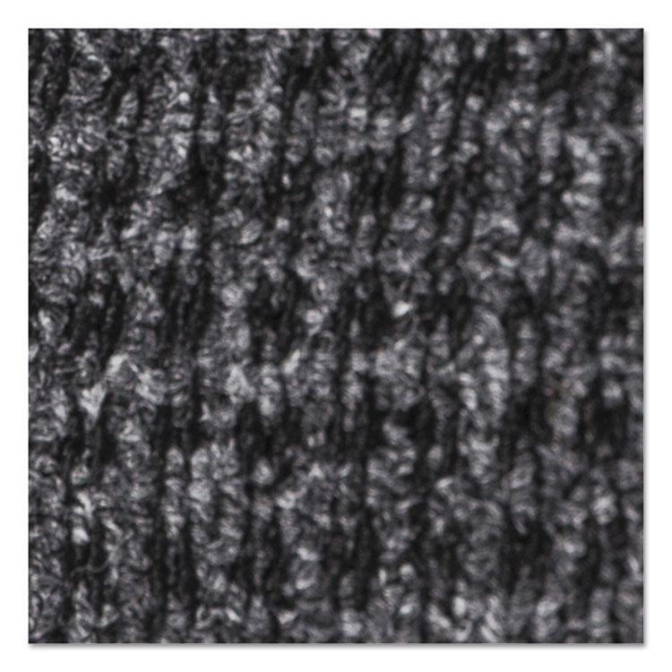 CROWN MATS & MATTING Oxford Wiper Mat, Rectangular, Charcoal Gray/Black Loop Pile Surface, 48" x 72" (CWNOXH046GY)