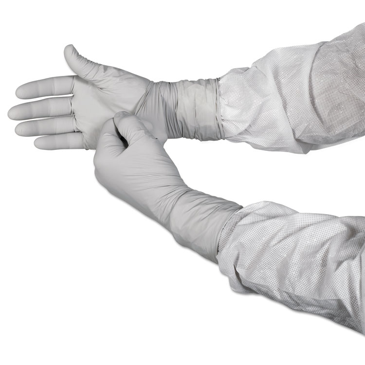 KIMBERLY CLARK G3 NXT Nitrile Gloves, Packaged Sterile, AQL 1.5, Size 9, 4 mil Thick, 12" Long, Gray, 60/Bag, 10 Bags/Carton (ANS11827)