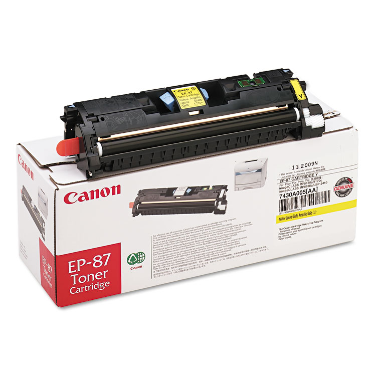 CANON USA, . 7430A005 (EP-87) Toner, 4,000 Page-Yield, Yellow (CNMEP87Y)