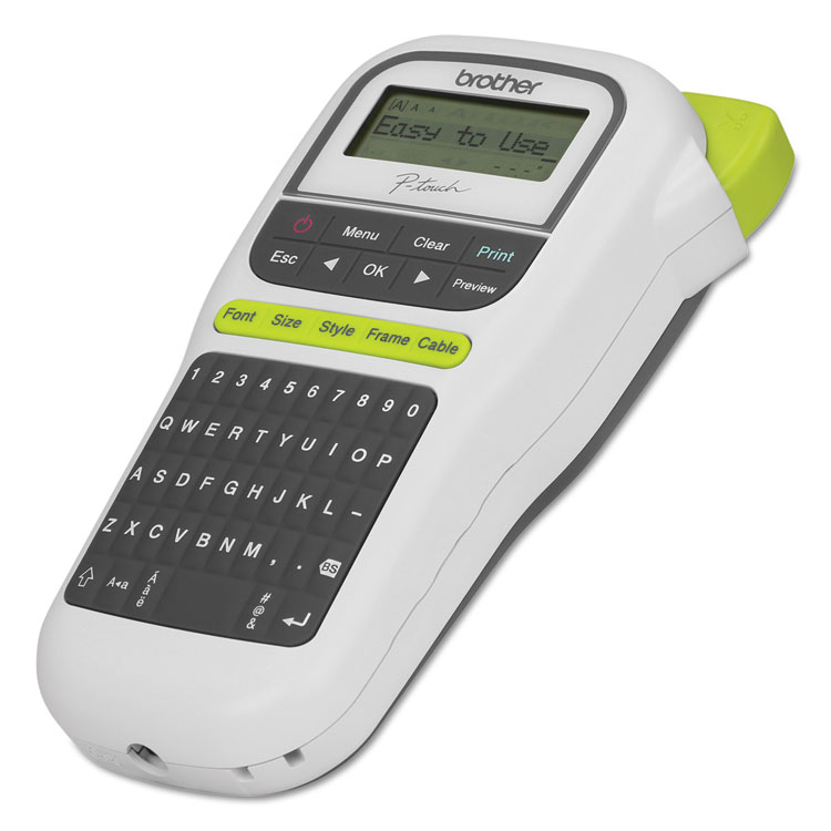 BROTHER INTL. CORP. PT-H110 Easy Portable Label Maker, 2 Lines, 4.5 x 6.13 x 2.5 (BRTPTH110)