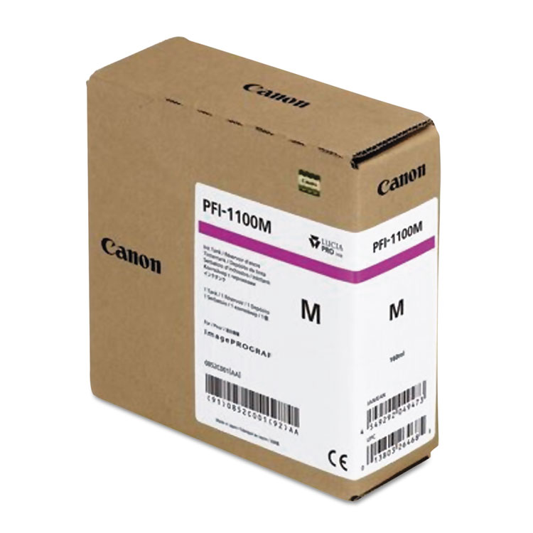 CANON USA, . 0852C001AA (PFI-1100) Ink, Magenta (CNM0852C001AA)