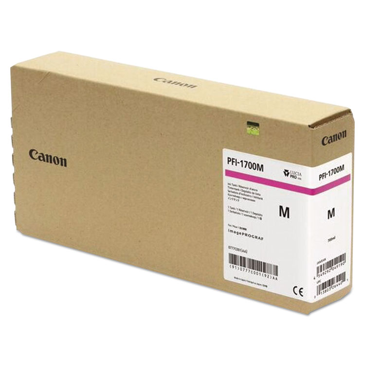 CANON USA, . 0777C001AA (PFI-1700) Lucia Ink, Magenta (CNM0777C001AA)