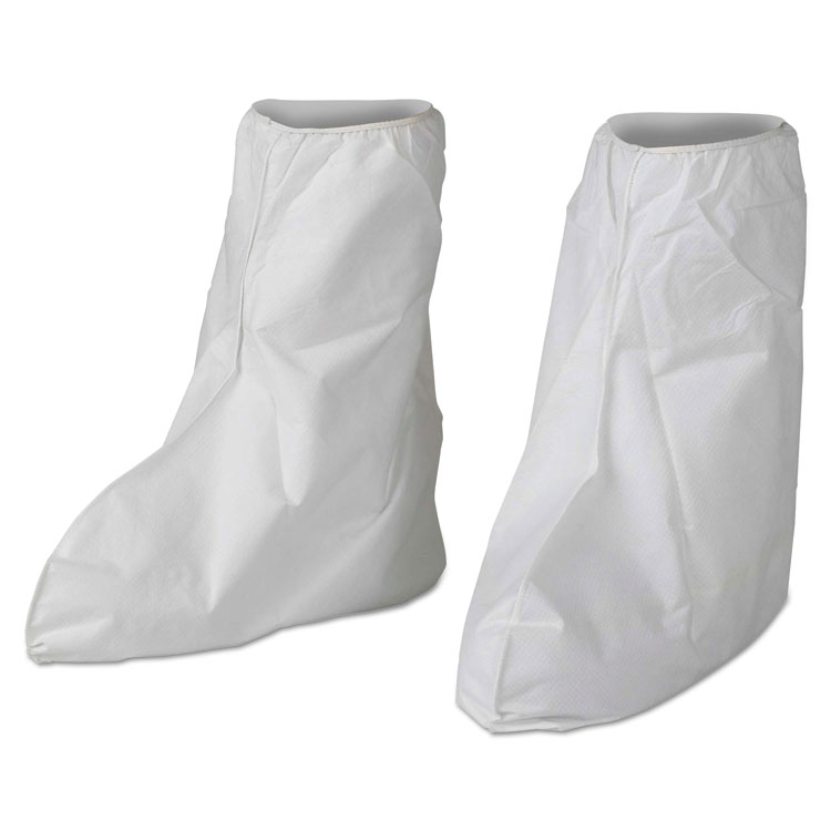 KIMBERLY-CLARK PROFESSIONAL A40 Liquid/Particle Protection Boot Covers, Medium to Large, White, 400/Carton (ANS36779)