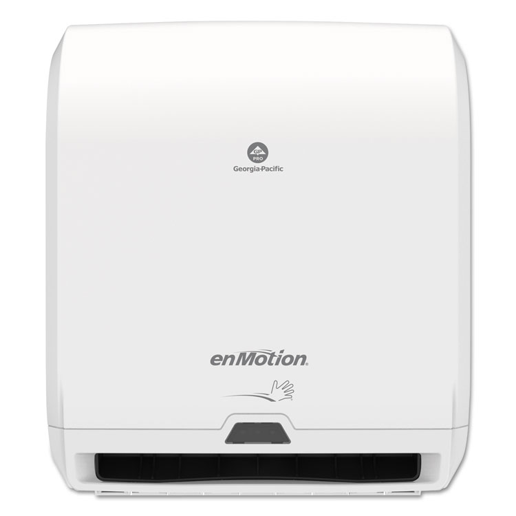 GEORGIA PACIFIC enMotion Automated Touchless Towel Dispenser, 9.5 x 14.7 x 17.3, White (GPC59407A)