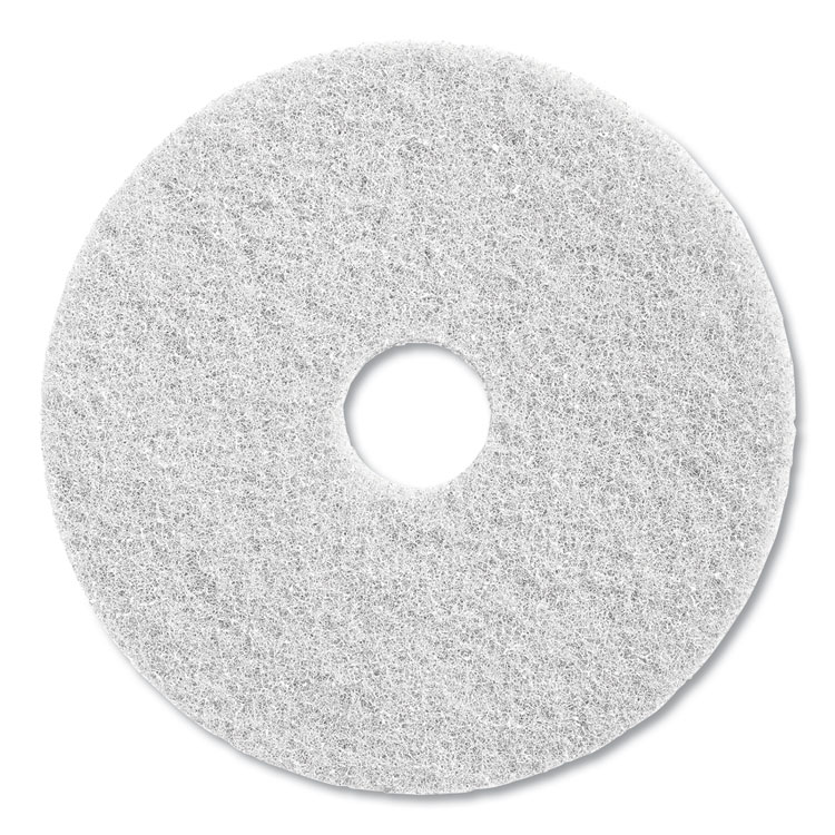 DIVERSEY Twister Floor Pad, 11" Diameter, White, 2/Carton (DVSDD5871004)